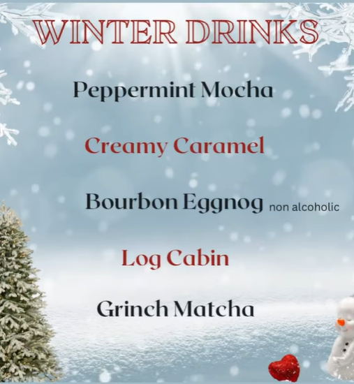 winter drinks